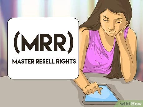 Benefits Of Master Resell Rights Or MRR